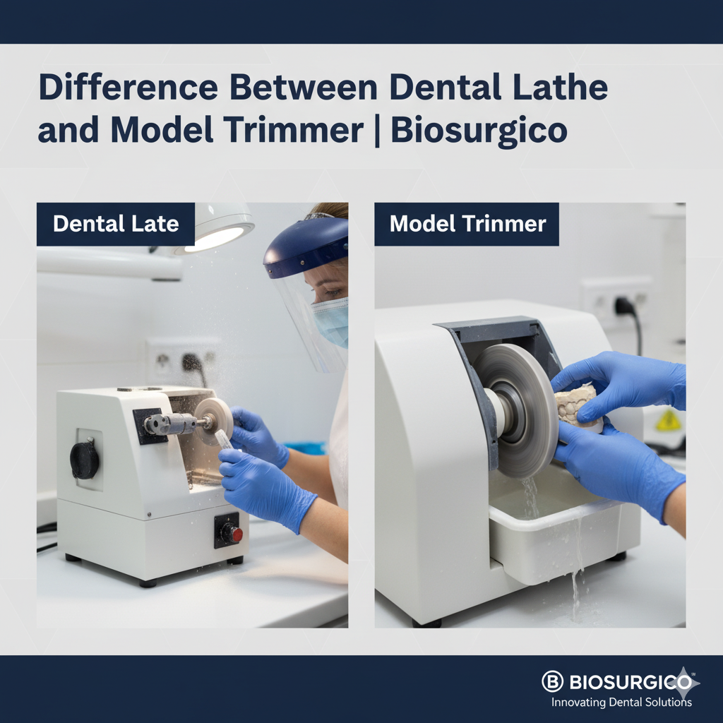 Difference Between Dental Lathe and Model Trimmer