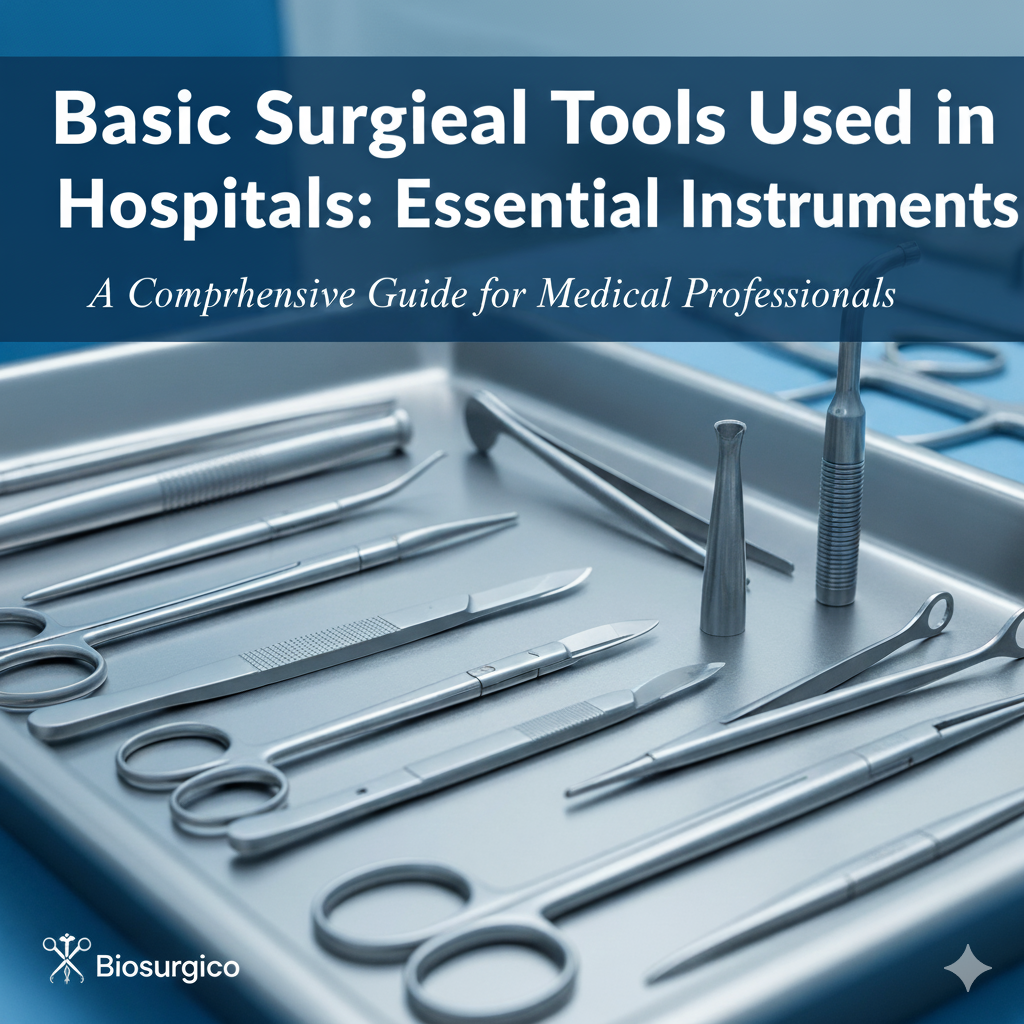 Basic Surgical Tools Used in Hospitals: Essential Instruments