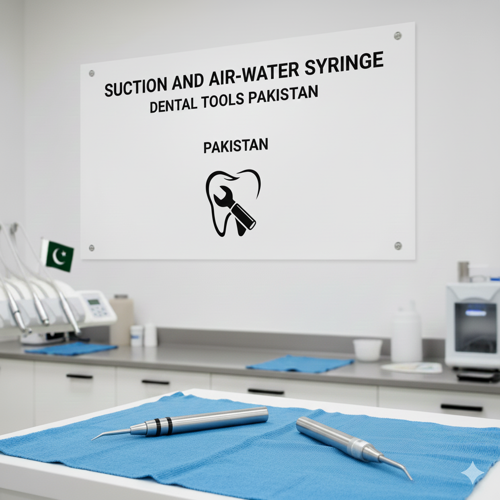 Suction and Air-Water Syringe: Dental Tools Pakistan